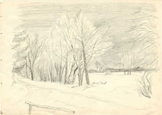 Трошин Николай Степанович. Пейзаж 